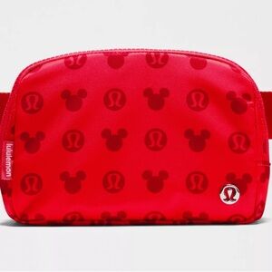 Lululemon Red Mickey Mouse Belt Bag